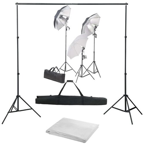  Fotografski studijski komplet s svetilkami in ozadjem Cene