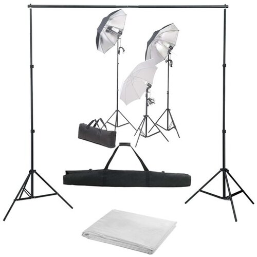  za fotografski studio sa setom svjetiljki i pozadinom Cene