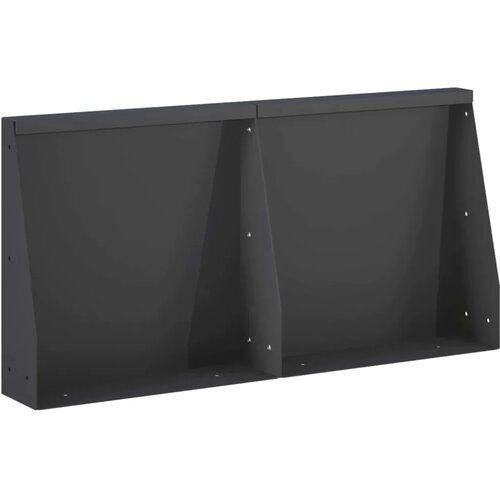  Zid za zadržavanje 2 kom. 40 x 12 x 30 cm Čelik Crna - Crna 40 x 12 x 30 cm 2 x Ravno Cijene