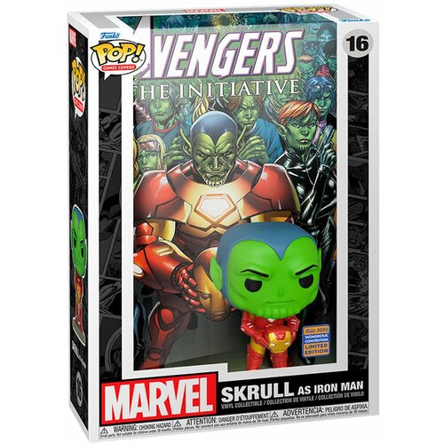 Funko Bobble Figure Marvel - Avengers POP! Comic Covers - Skrull as Iron Man Slike