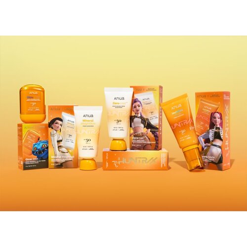 Anua K-Pop Demon Hunters Zero-Cast Sunscreen vlažilna za&amp;scaron;čitna krema SPF 50 50 ml Slike