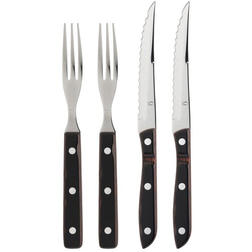 Gense Crni/u srebrnoj boji pribor 4 kom od nehrđajućeg čelika Old Farmer Classic – Cijene
