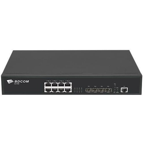 Bdcom S5700-8ET4X switch 8 x 2.5G RJ45, 4 x 10G SFP+ L3 Cene