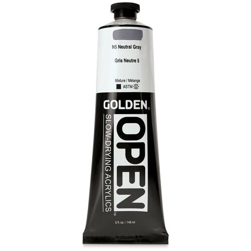  GOLDEN OPEN akrilna boja koja se sporo su&amp;scaron;i 148 ml | 7445 N5 Neutral Grey Slike