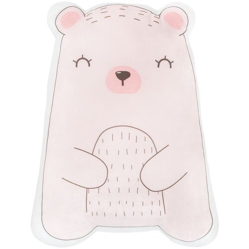 Kikka Boo Dekorativni plišani jastuk igračka u obliku životinje Bear with Me Pink Cene