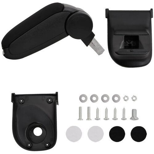  Naslon za ruke za automobil crni 15 x 35 x (30 - 47) cm ABS Cijene