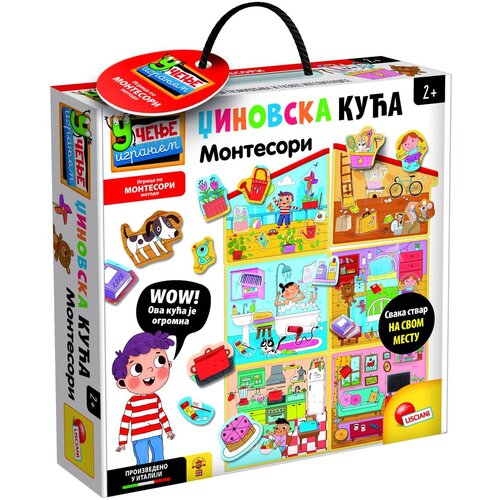 Magaza Montesori sr edu. igra - dzinovska kuca Lisciani Slike