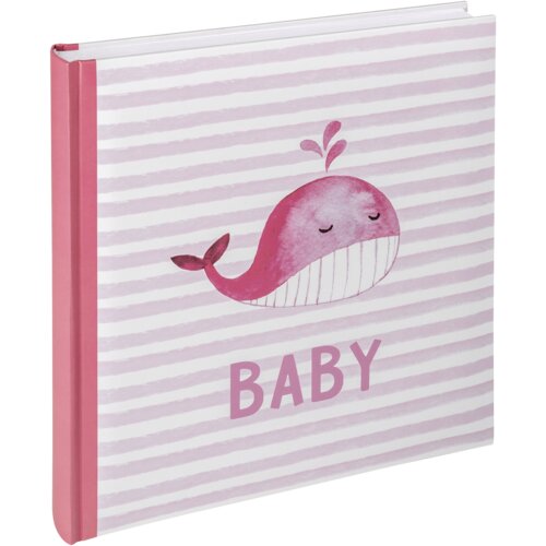 Walther sam pink 28x30,5 50 white pages babyalbum UK183R Slike