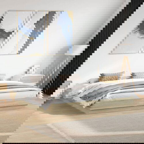 Furnova Posteljni okvir sonoma hrast 180x200 cm inženirski les, (21934866) Slike