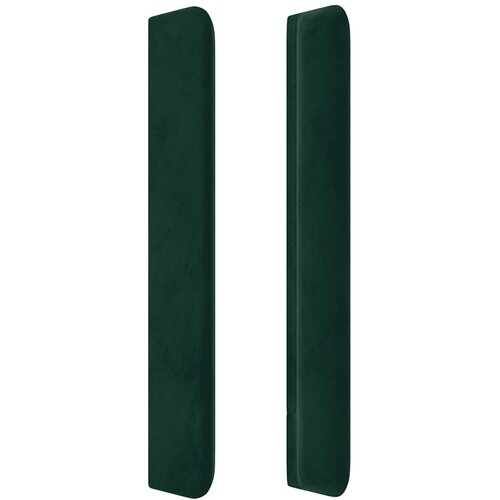  LED uzglavlje tamnozeleno 163x16x118/128 cm bar&amp;scaron;unasto Slike
