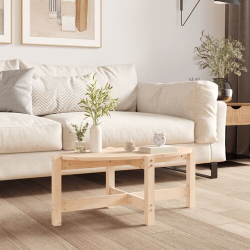 The Living Store Klubska mizica 87x48x35 cm trdna borovina - Klubska Mizica, (21573196) Cene