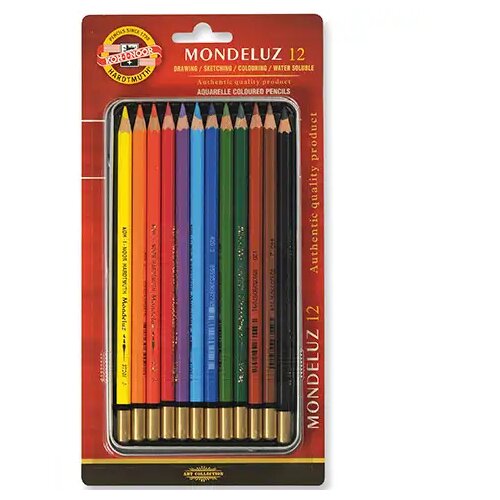 ICO ICO: Koh-I-Noor Mondeluz 3722 Aquarell 12-delni komplet barvnih svinčnikov Cene