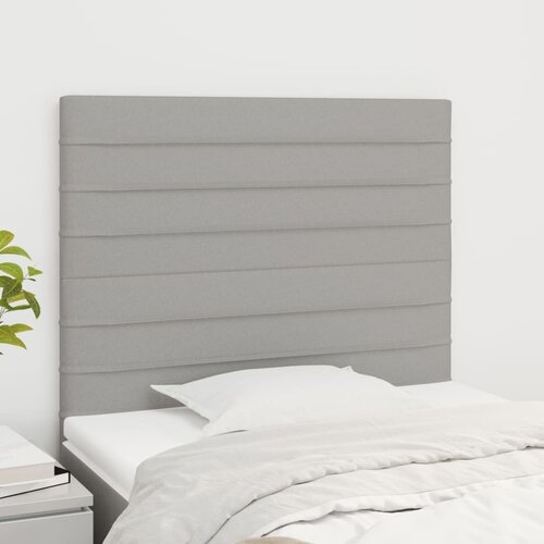  Uzglavlje svijetlosivo 100x5x118/128 cm tkanina Cijene
