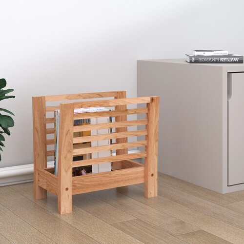  Stalak za časopise 40 x 26,5 x 38,5 cm od masivnog drva oraha Cijene