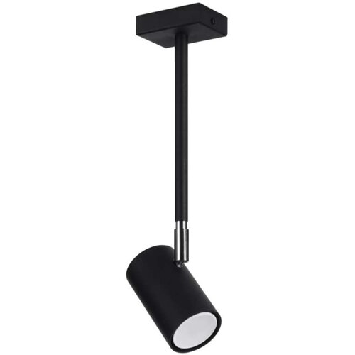  Sollux SL.1074 - Luster na šipci NORANO 1xGU10/40W/230V crni Cene