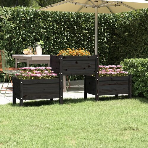  Sadilica crna 178,5 x 44 x 75 cm od masivne borovine Cijene