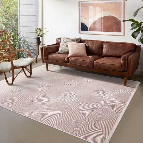 Conceptum Hypnose tepih Cunda Cn011, 120x400 cm, svijetlo roze Cene