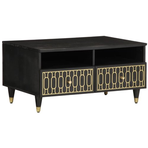 Furnova Klubska mizica 80x54x40 cm trden mangov les, (21914404) Slike