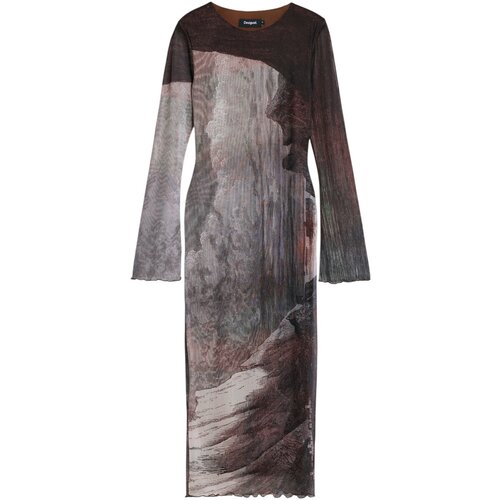 Desigual VEST_ABYSS_LACROI 25WWVK01 Smeđa Slike