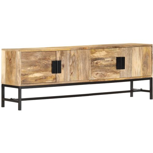 VidaXL TV omarica 140x30x50 cm trden mangov les Slike