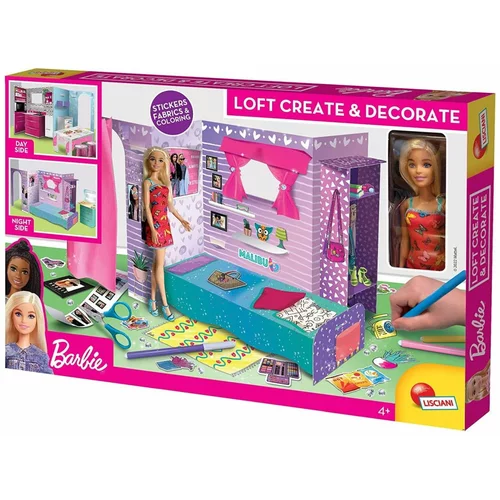 Lisciani Barbie set dizajniraj svoj interijer s lutkom Barbie