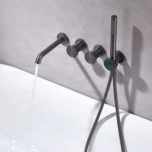ELITE EDITION Stenski tu&scaron; set BSC1717 z LED zaslonom v grafitno sivi izvedbi &mdash; Gunmetal siva Cene