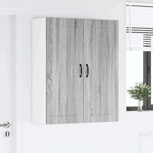  Zidni kuhinjski ormarić s policom Siva Sonoma 80 x 31 x 100 cm Slike