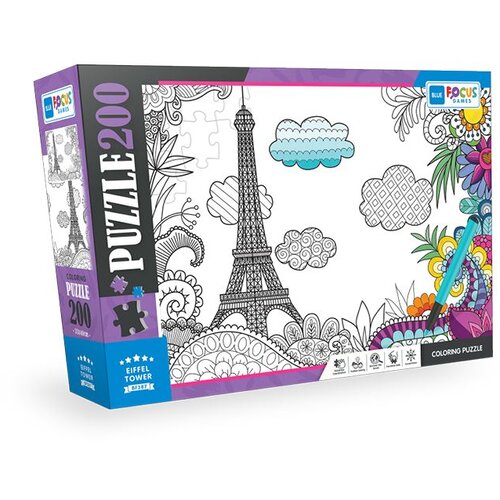  Puzzle za bojenje 200 pcs eifel tower bf387 ( 108/23876 ) Cene