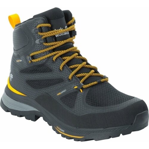 Jack Wolfskin Moške outdoor cipele Force Striker Texapore Mid Black/Burly Yellow XT 39,5 Cene