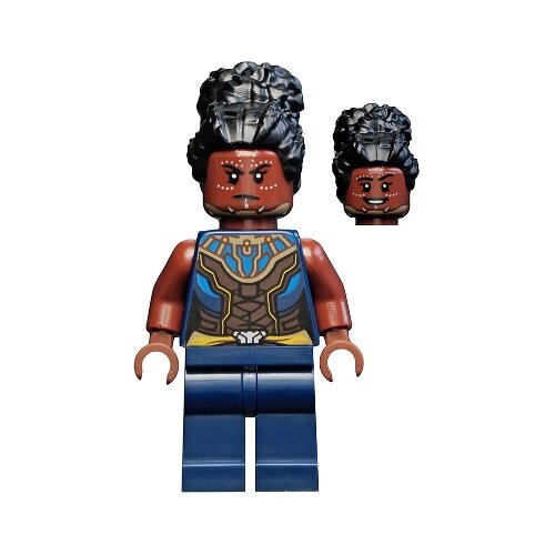 Lego Super Heroes sh0735 Shuri - Dark Blue Top Cene