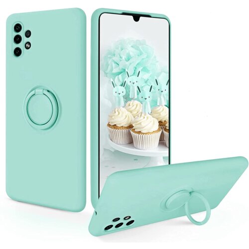  ovitek Liquid Ring za Samsung Galaxy A34 - mint Cene