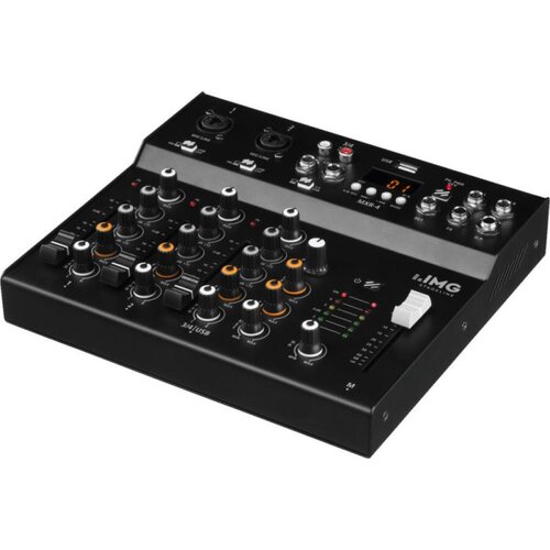 Monacor MXR-4, 4 kanalna mešalna miza z USB / Bluetooth predvajalnikom - - Audio-Kondric Cene