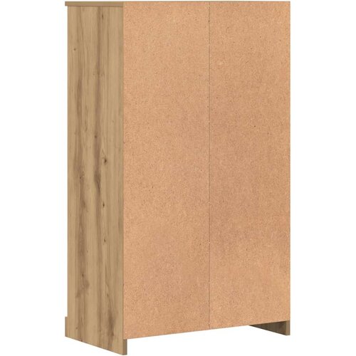  Visoka komoda boja hrasta 60x35,5x103,5 cm konstruirano drvo Slike