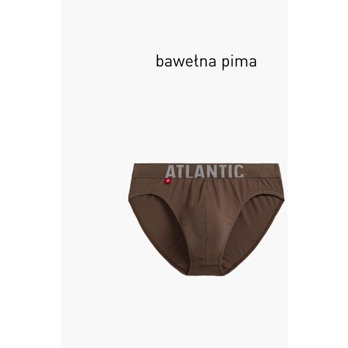 Atlantic Men's Sports Briefs - Brown Slike