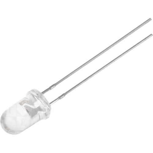  LED dioda hladno bijela 5mm 3.4V Cene