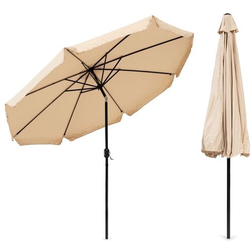 MULTIGARDEN Veliki 3m suncobran sa nagibom Beige Cene