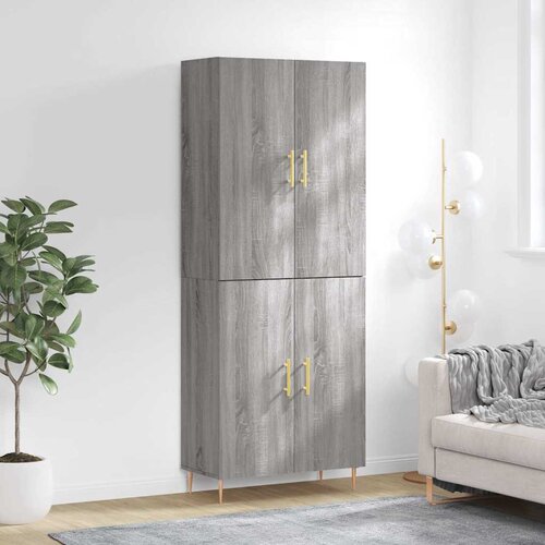  Visoka komoda siva sonome 69,5x34x180 cm od konstruiranog drva Cijene