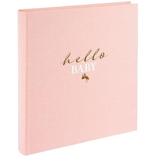  GOLDBUCH foto album Hello Baby rozi 30x31 60 bij str Slike