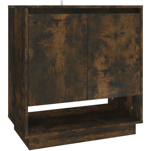 Maison Chic Komoda - Predalnik dimljeni hrast 70x41x75 cm iverna plo&amp;scaron;ča, (21718520) Slike