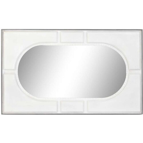  Zidno ogledalo DKD Home Decor Bijela moderan rombi 154 x 4 x 94 cm Cijene