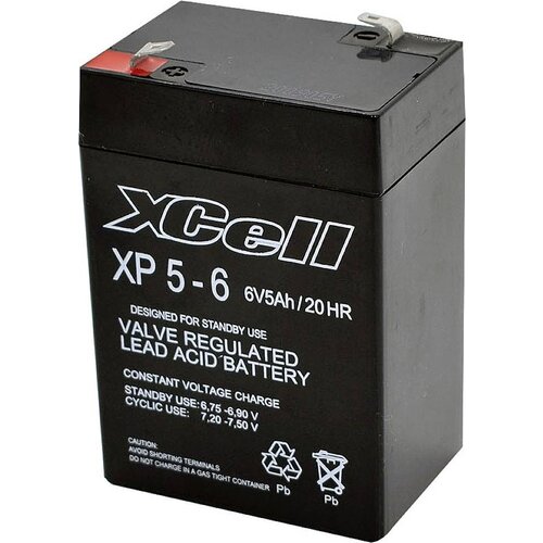 XCELL xp 5 - 6 XCEXP56 svinčeni akumulator 6 v 5 ah svinčevo-koprenast (š x v x g) 70 x 107 x 47 mm ploščati vtič 4\,8 mm brez vzdrževanja, (20438406) Cene
