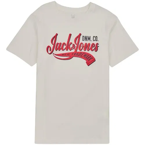 Jack & Jones JJELOGO TEE SS NECK 2 COL JNR Bijela