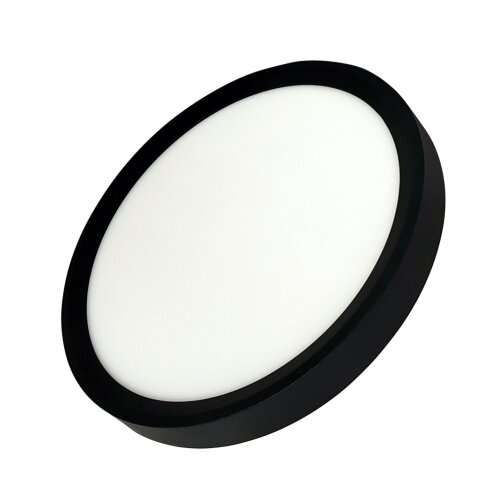  LED plafonsko svetlo LED/18W/230V 3000/4000/6500K prečnika 23 cm crno Slike
