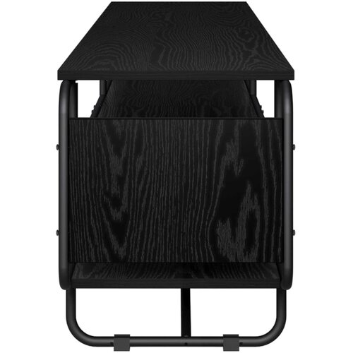  TV stalak 180 x 36 x 45 cm Crni hrast Konstruirano drvo Slike