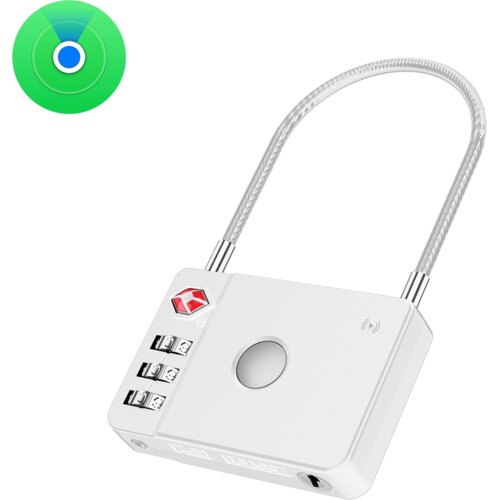 MiLi GPS Bluetooth MiLock Tracker HD-P16-L (samo za Apple) brava za prtljagu bijela Cene