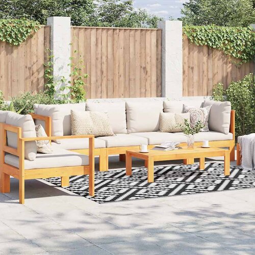 Vanjski tepih ARAKIL bijelo-crni 160 x 230 cm PP Cijene