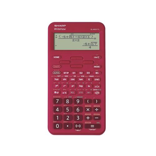 Sharp kalkulator tehnički 420 funkcije EL-W531TLB-RD Slike
