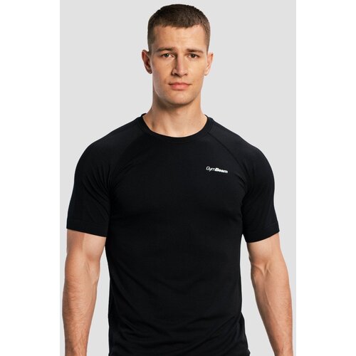 GymBeam Men‘s Pulse X Running T-shirt Black Cene