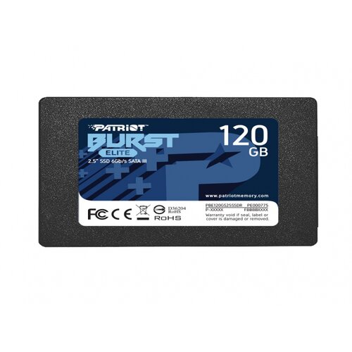 Patriot SSD 120GB 2.5''SATA3, Burst Eliteup to R/W : 450/320MB/s Cijene