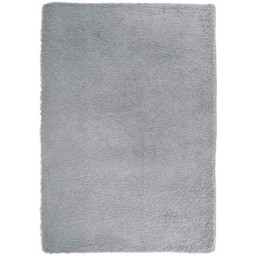 Maison Chic Visoka ko&scaron;ata Preproga, Rug srebrno siva 160x230cm poliester, (22120331) Cene